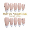 Classic Collection with Rhinestones -Almond